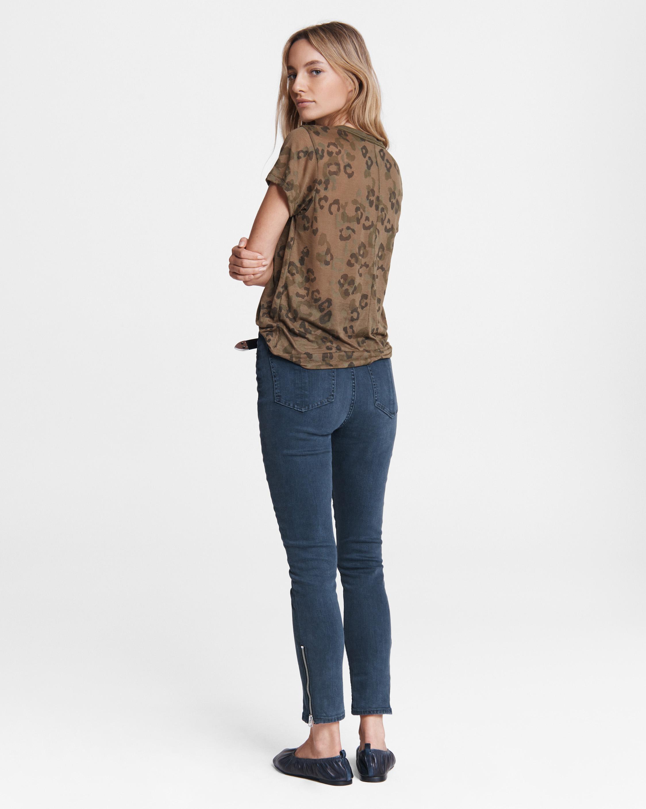 All Over Cheetah Jersey Tee image number 4