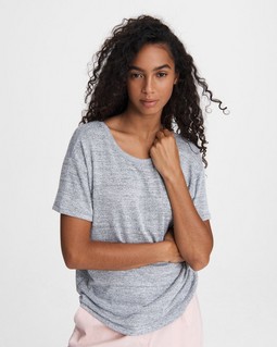 The Knit Open Back Jersey Tee image number 1