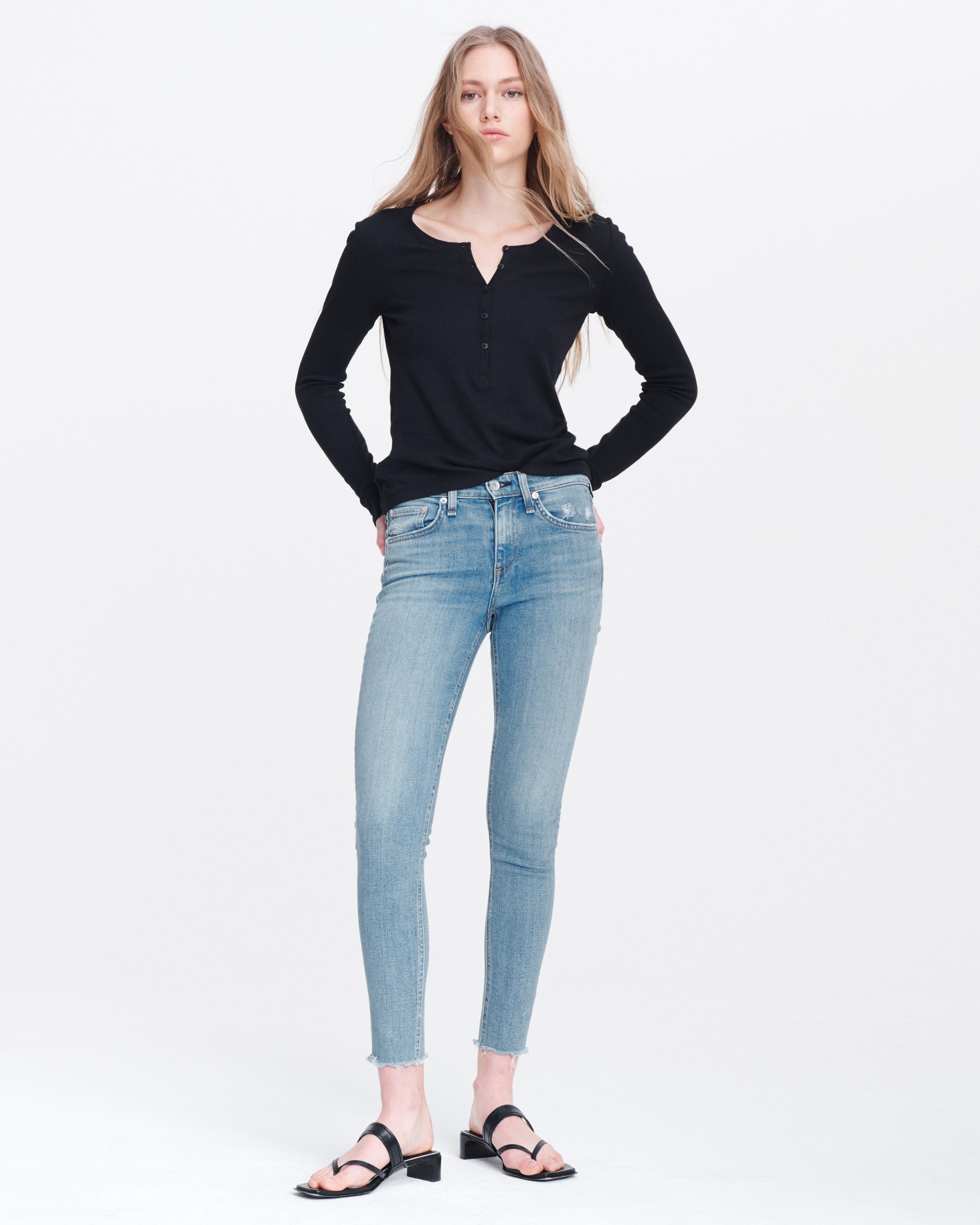 Bone Henley Top