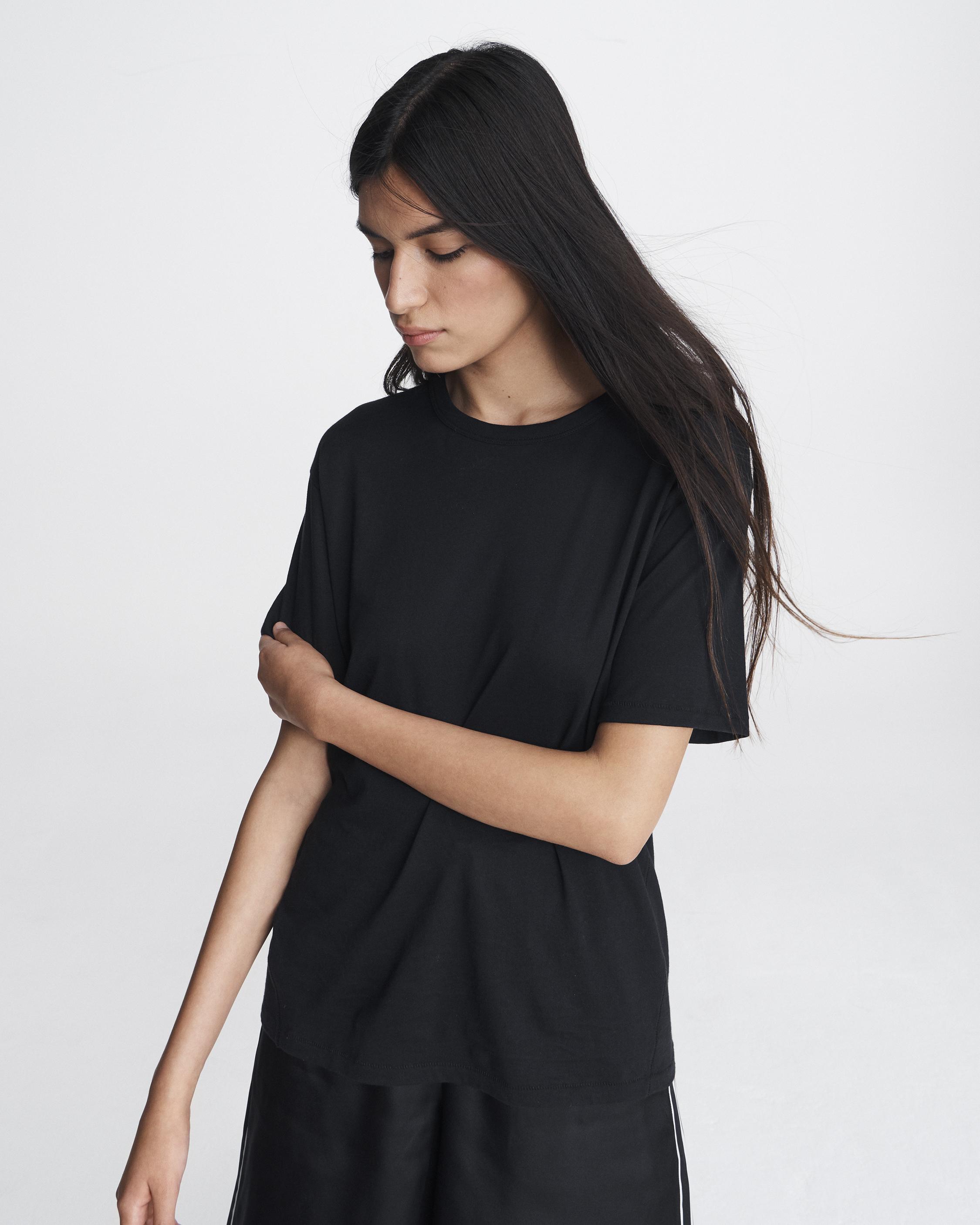 Women Numeric Print Oversized Fit T-Shirt