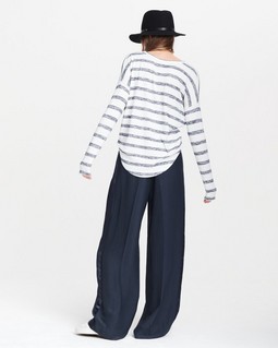The Knit Striped Tee image number 3