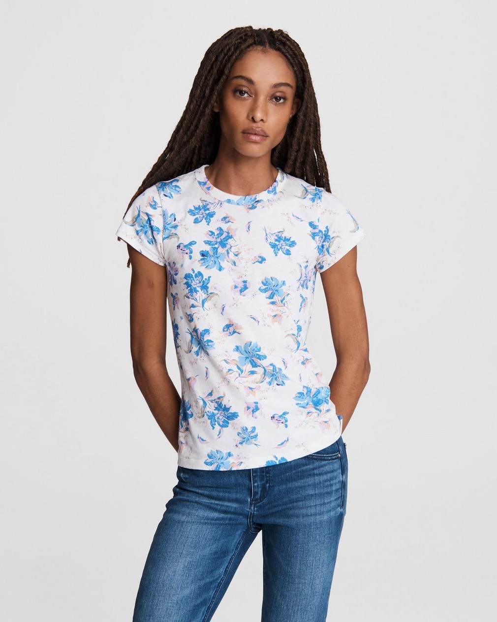 All Over Floral Cotton Tee
