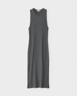 The Essential Rib Midi Muscle Dress image number 2