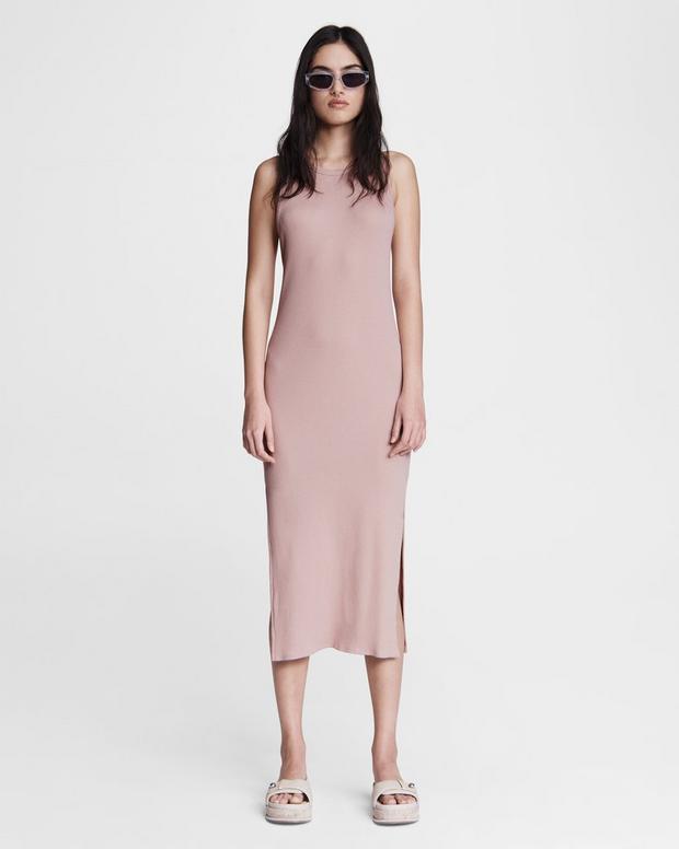 The Essential Rib Midi Muscle Dress image number 1