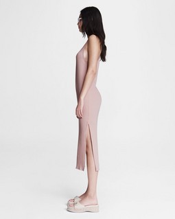 The Essential Rib Midi Muscle Dress image number 3