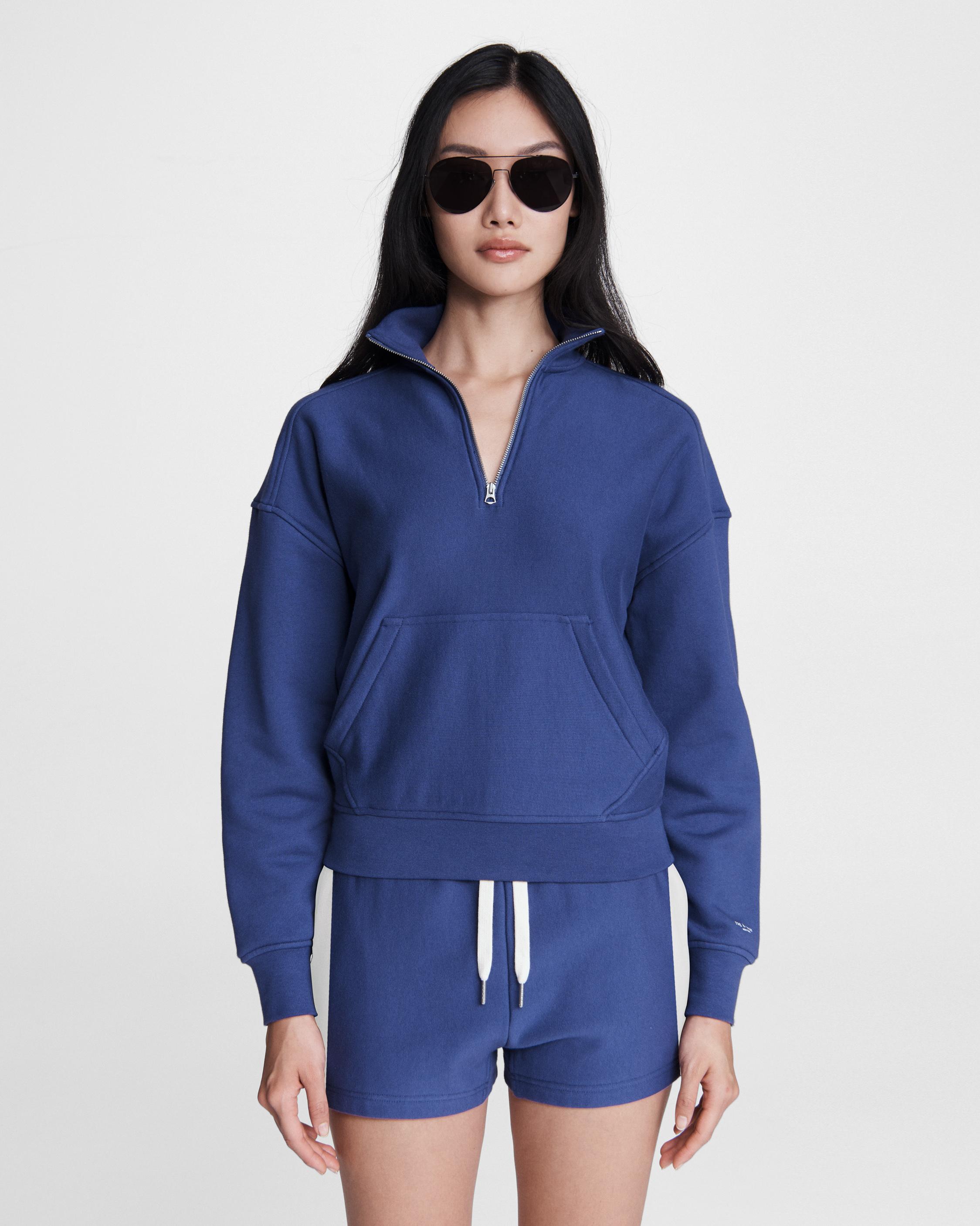 City Half Zip Terry Pullover image number 1