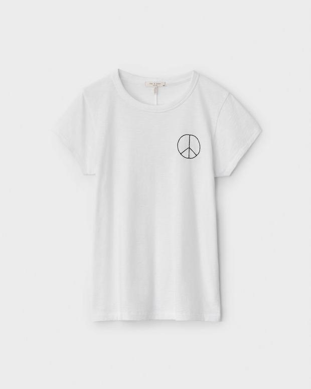 Peace Sign Cotton Tee image number 2