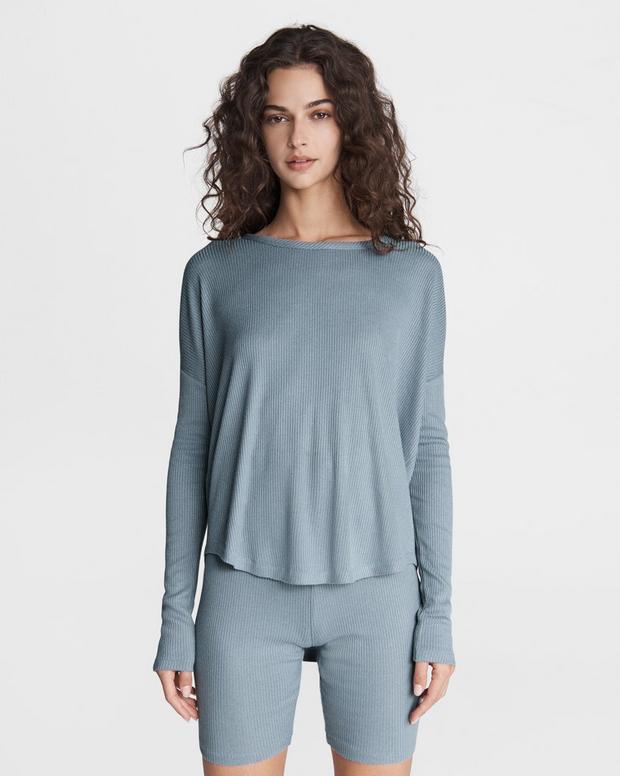 The Knit Rib Long Sleeve image number 1