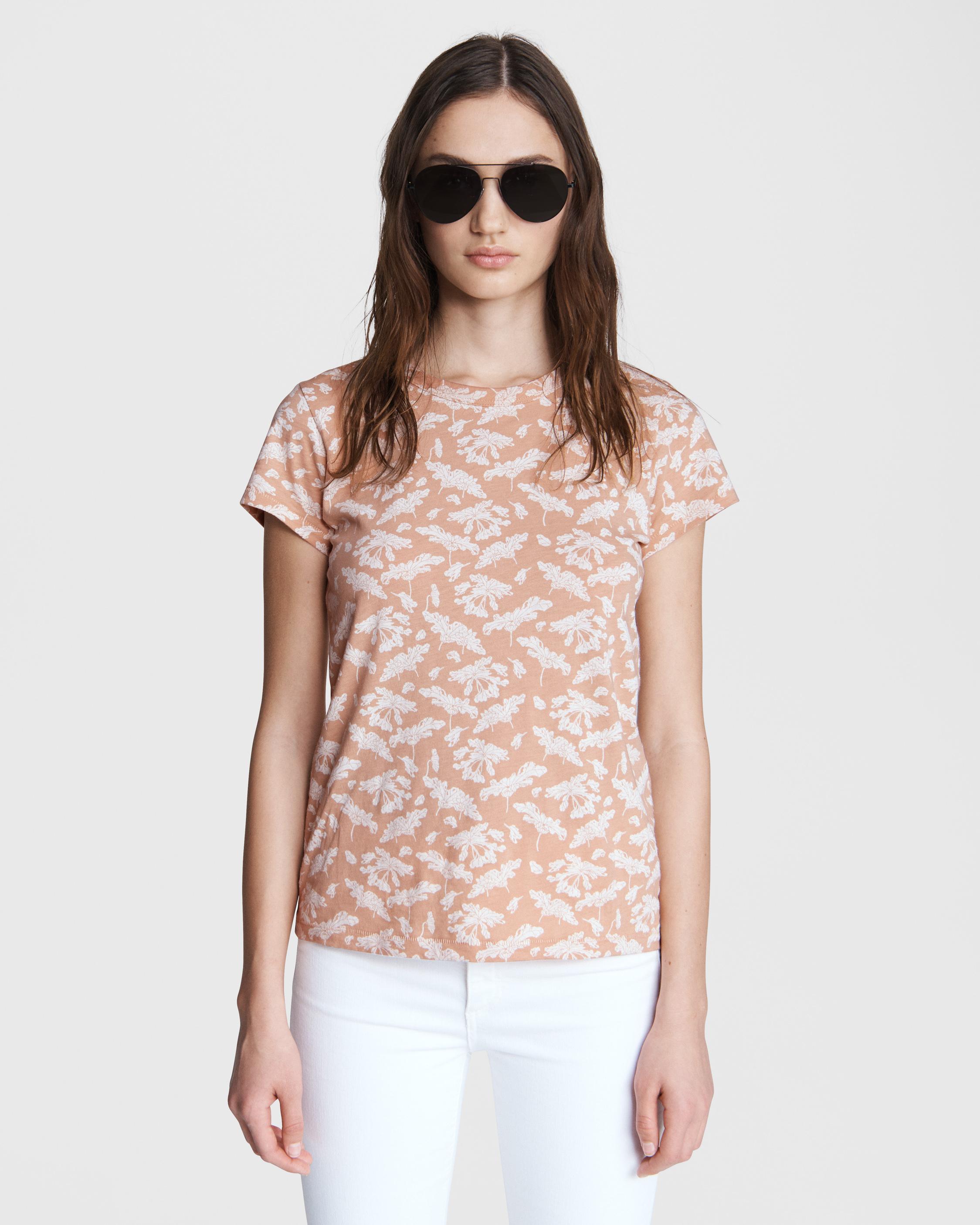 All Over Summer Floral Jersey Tee rag bone