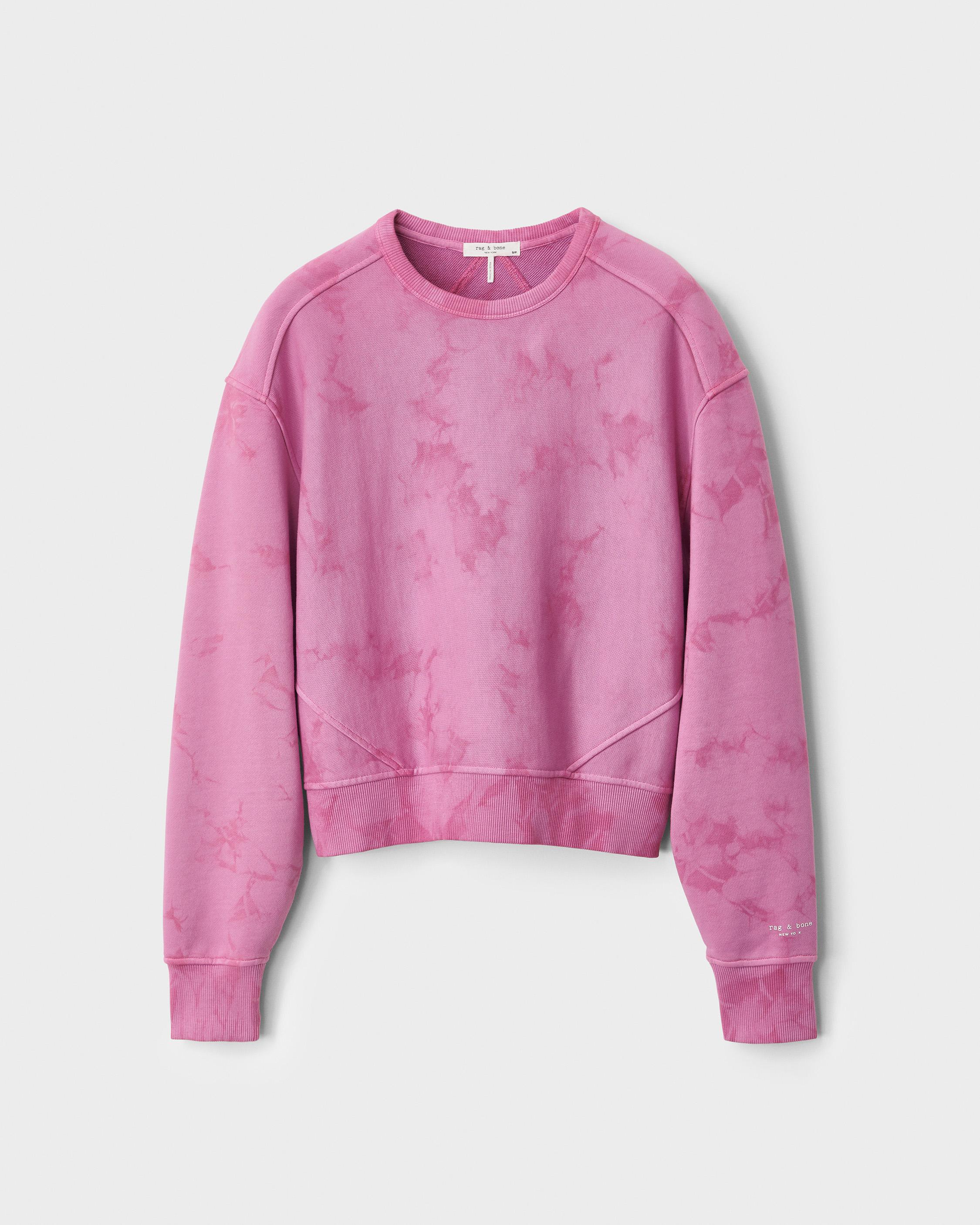 Loop Terry Slouchy Sweatshirt - Pink