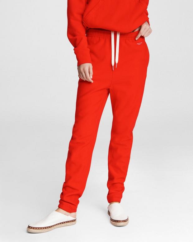 City Terry Sweatpant - Battle Red | rag & bone City Terry Sweatpant - Battle Red | rag & bone
