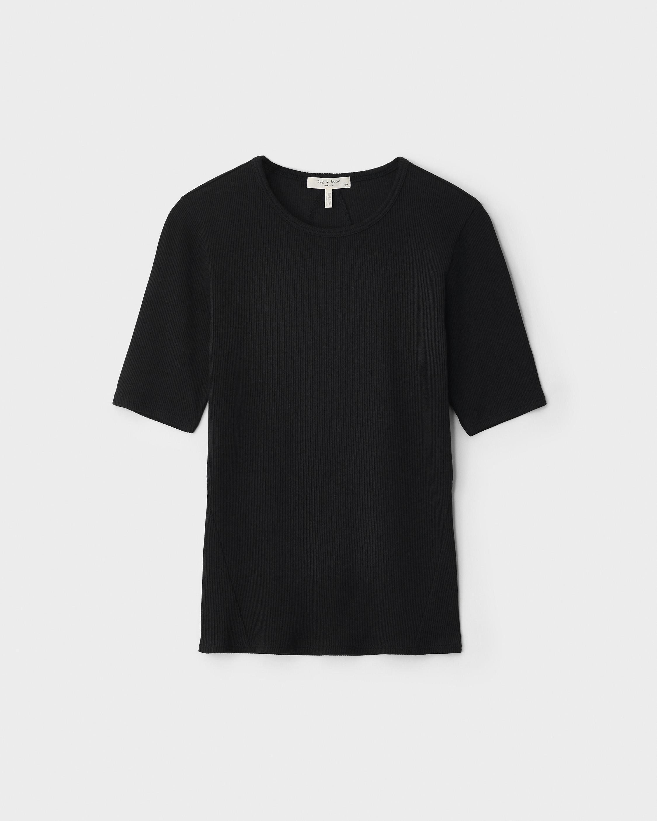 Essential Rib Short Sleeve Tee | rag & bone