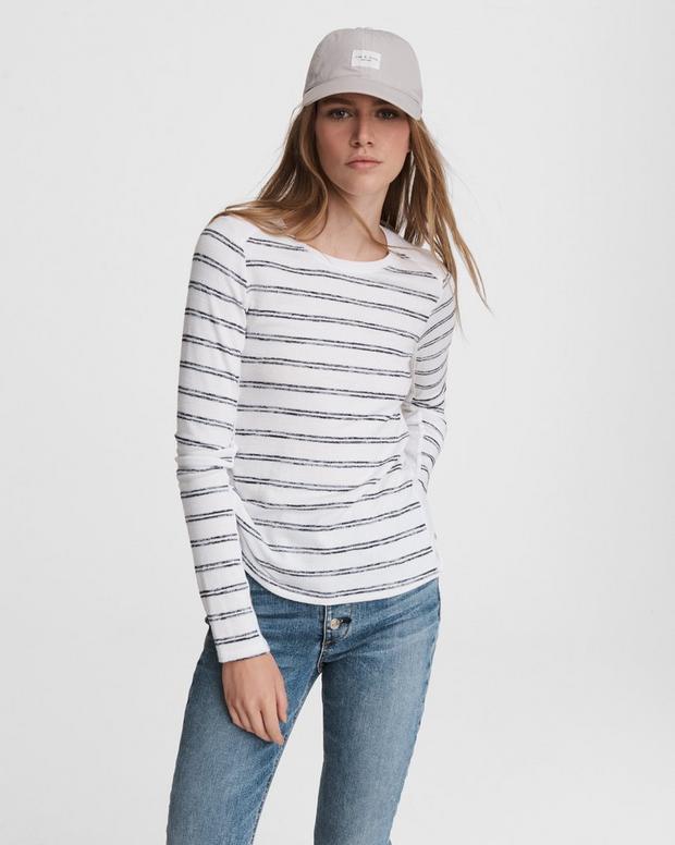 The Knit Summer Striped Long Sleeve image number 1