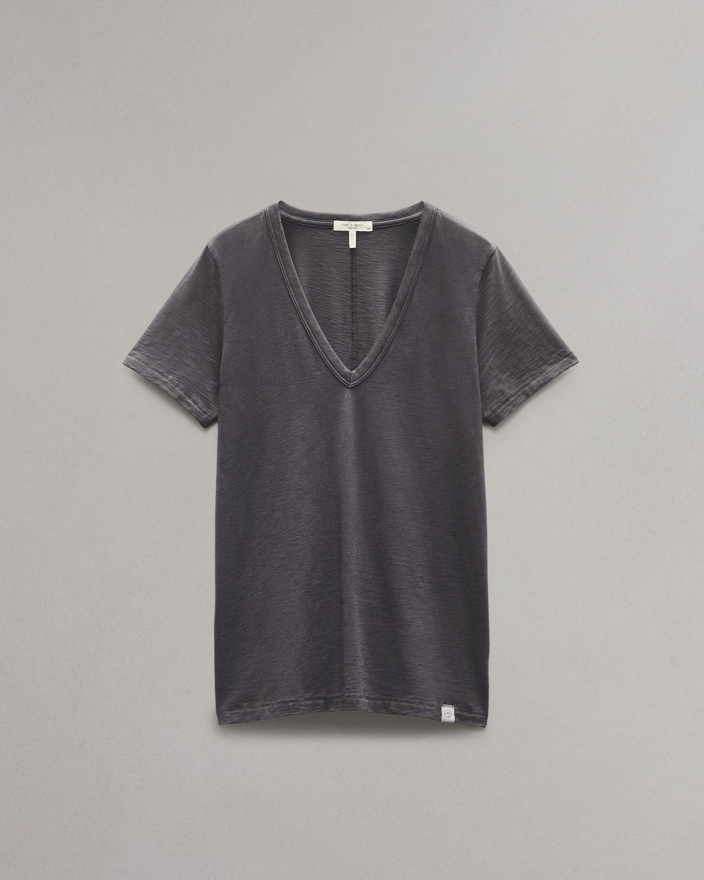 The Slub V-Neck Tee image number 2