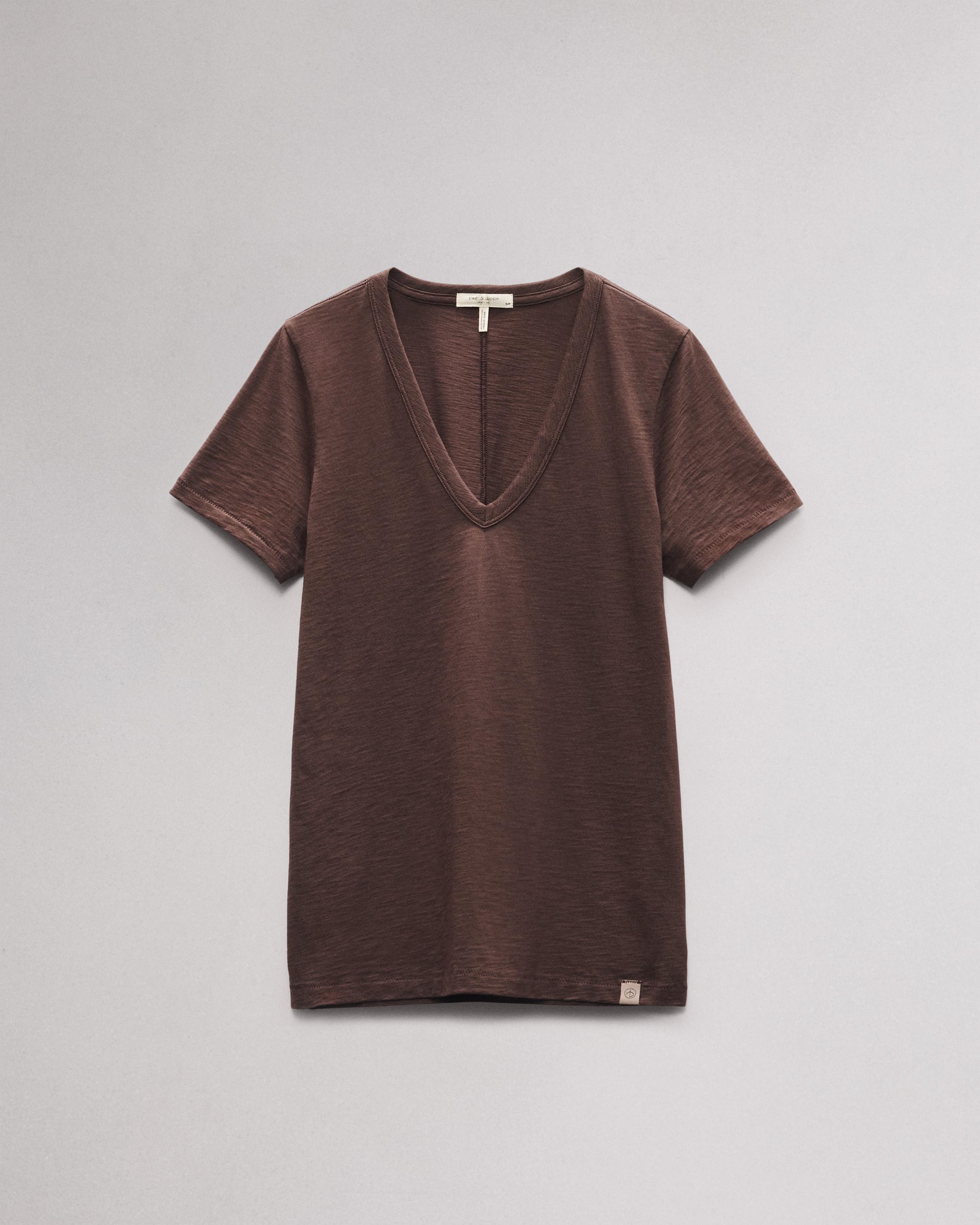 The Slub V-Neck Tee image number 2