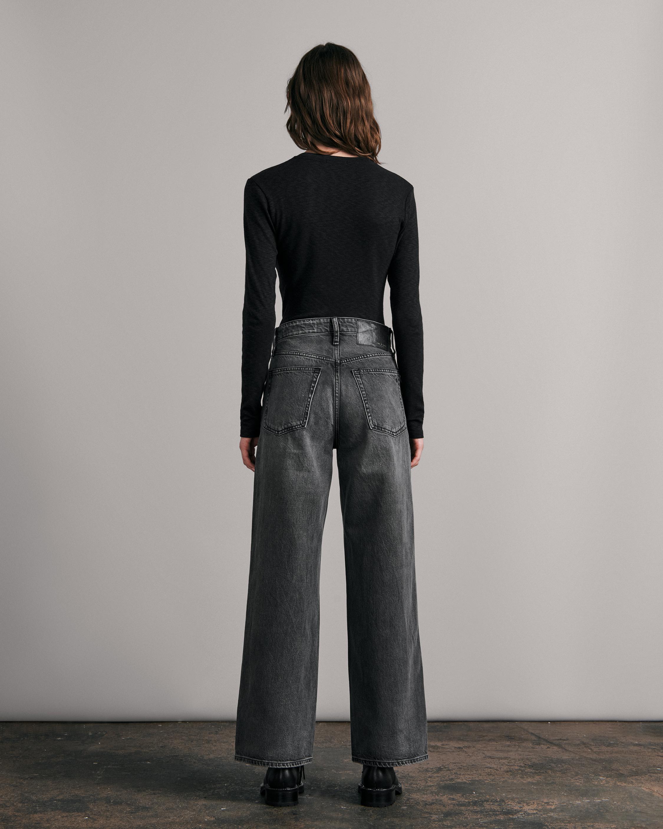 Cropped Longsleeve Rib T-Shirt image number 3