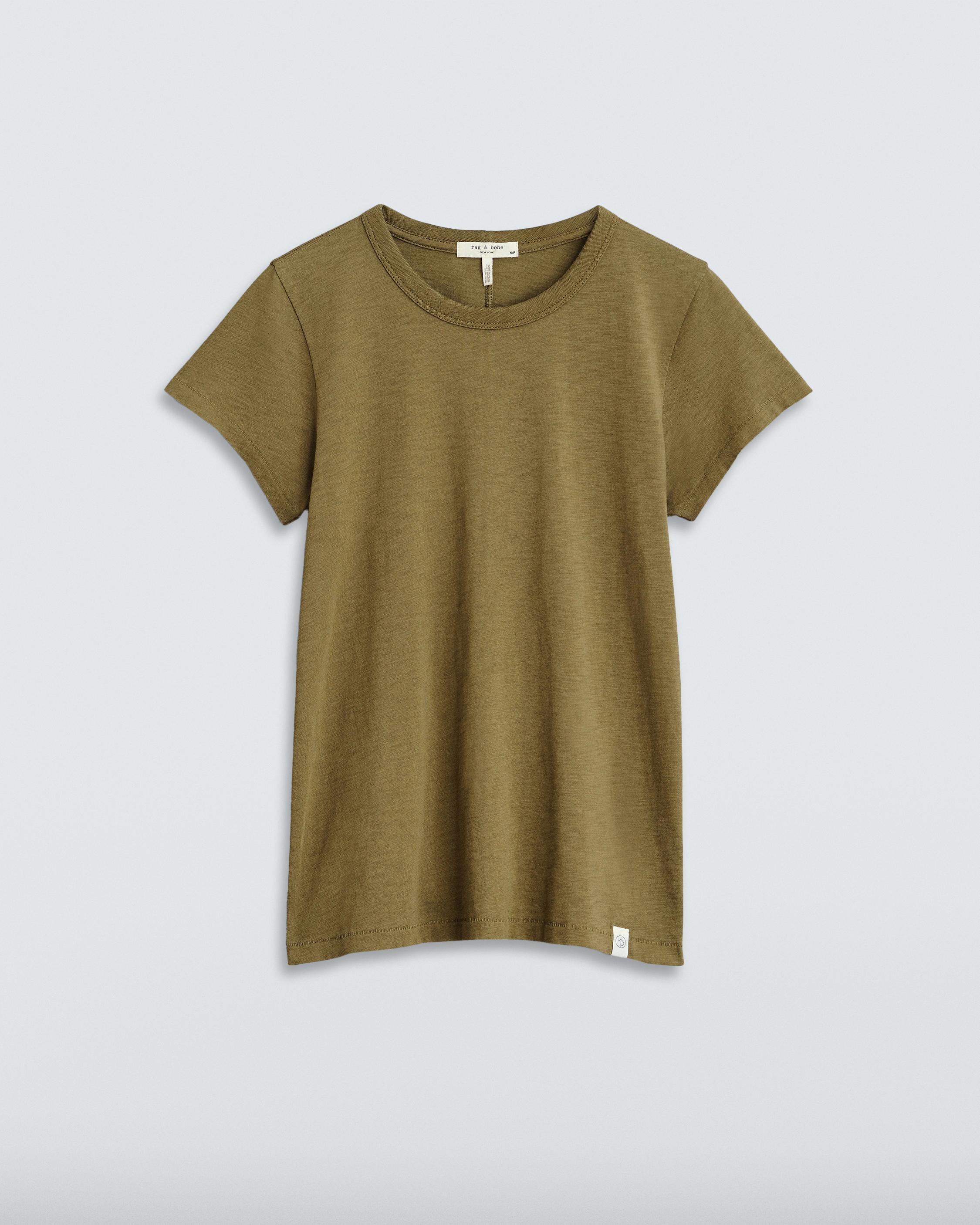 The Slub Tee - Military Olive | rag & bone