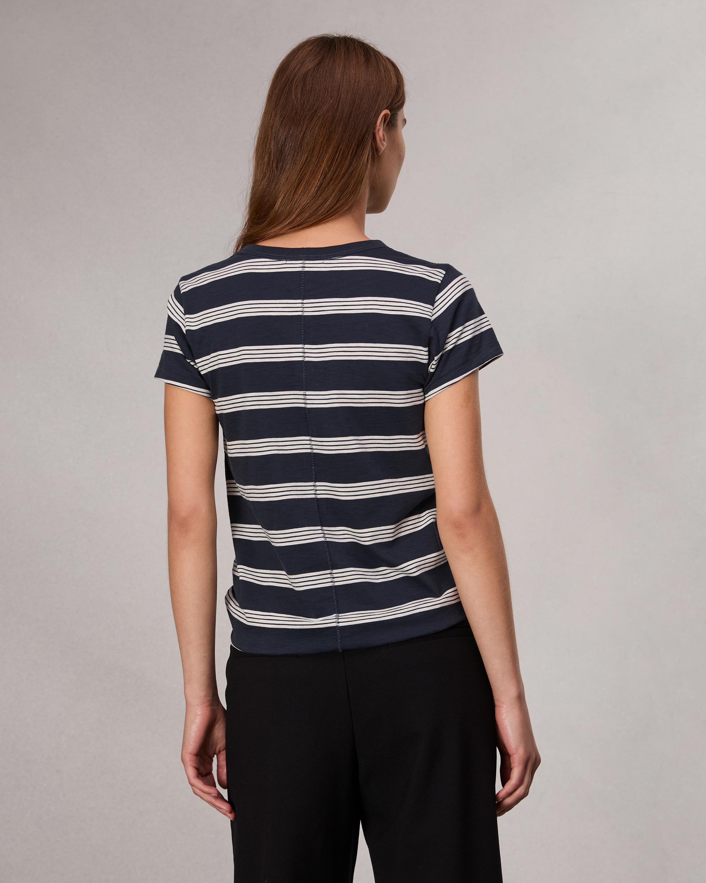 The Slub Striped Tee image number 5