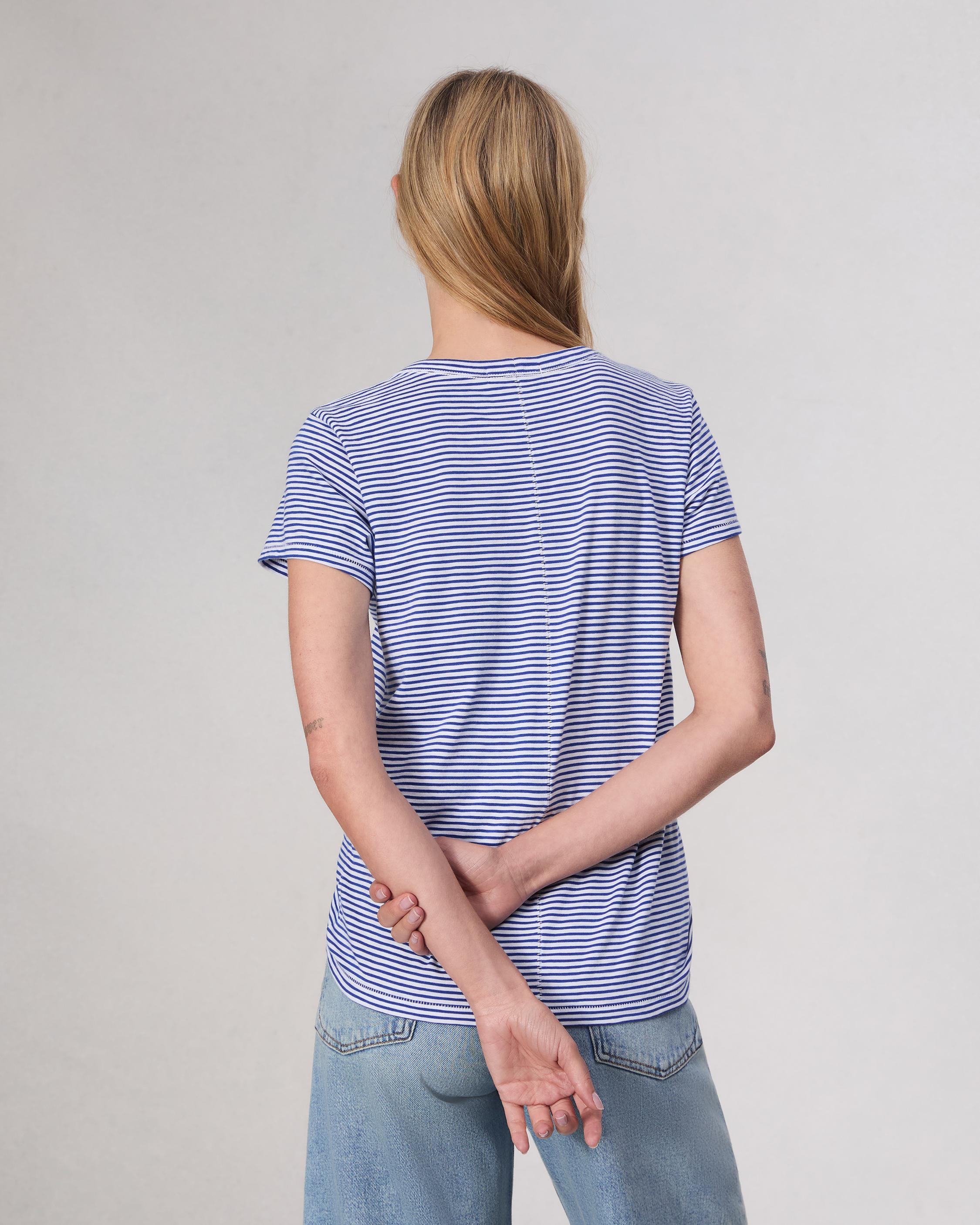 The Slub Striped Tee image number 5