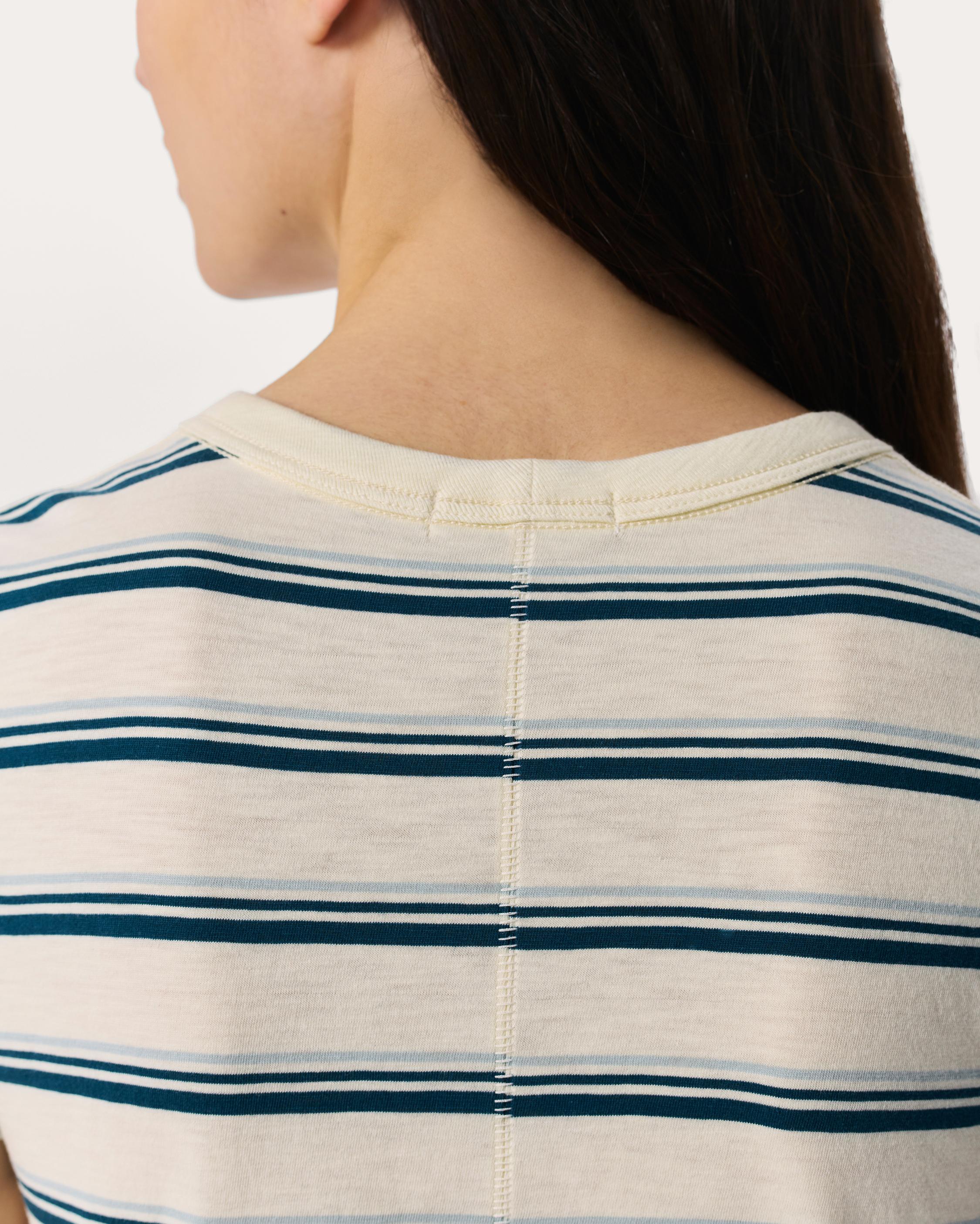 The Slub Striped Tee image number 6