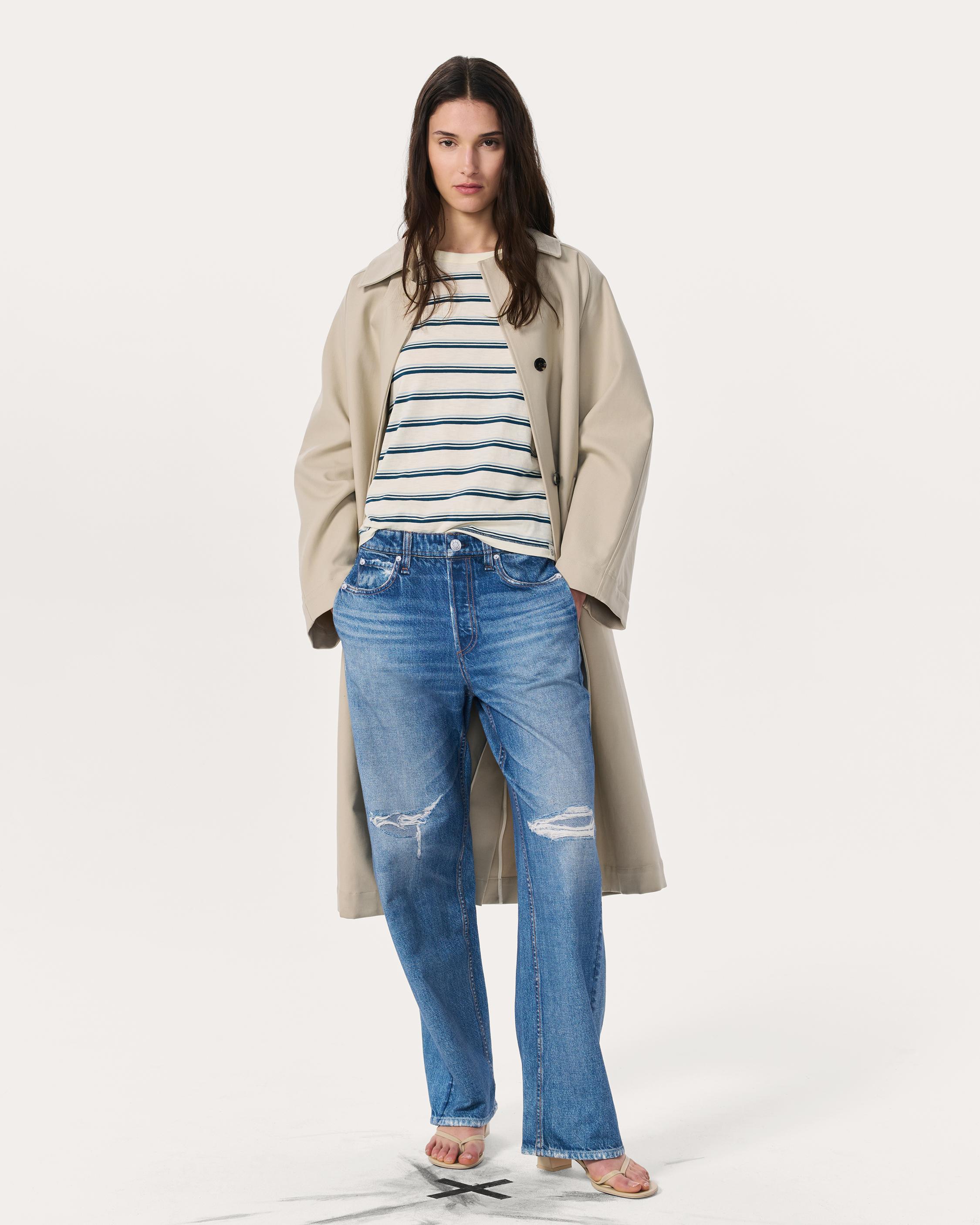 The Slub Striped Tee image number 8