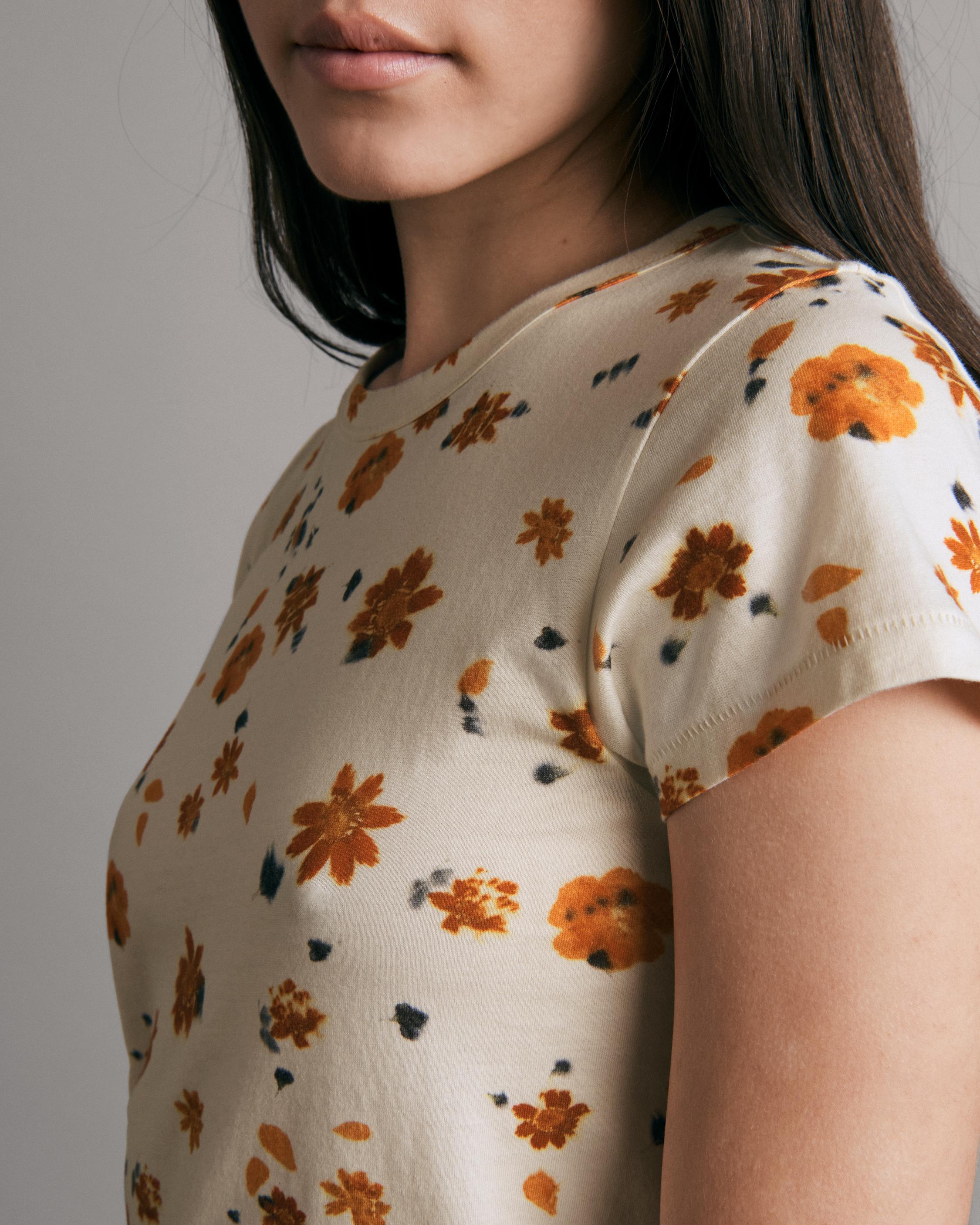 All Over Floral Tee - Ivory | rag & bone