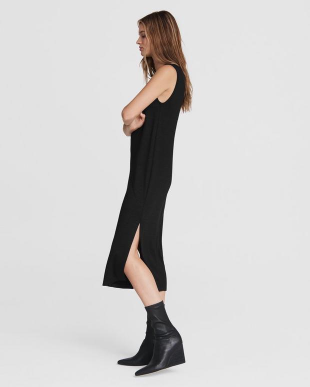 Knit Muscle Midi Dress image number 3
