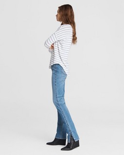 The Knit Stripe Long Sleeve Tee image number 4