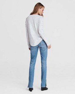The Knit Stripe Long Sleeve Tee image number 5
