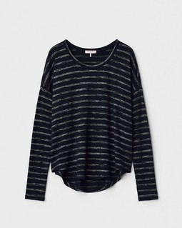 The Knit Stripe Long Sleeve Tee image number 2