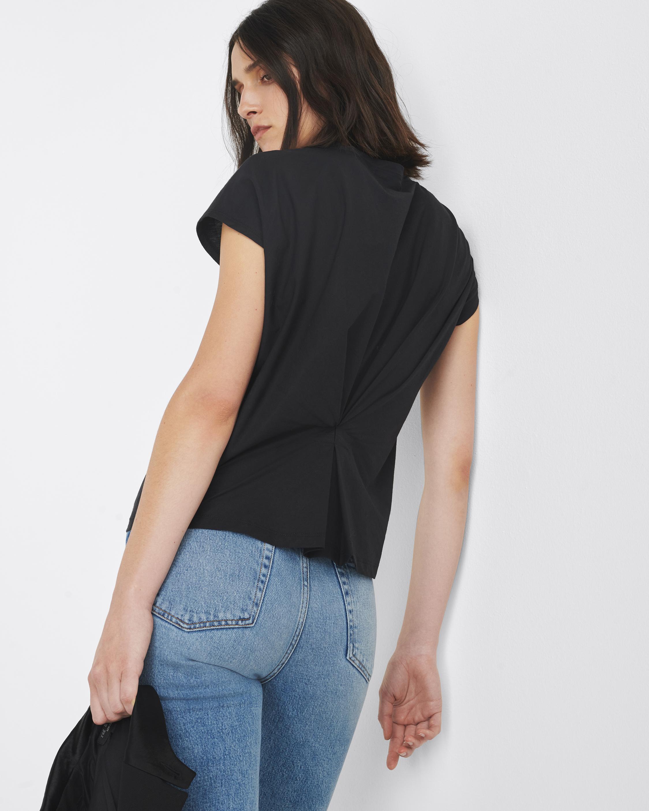 The Slub Pleated Tee image number 1