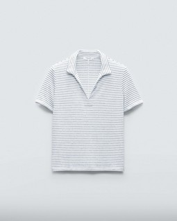 The Knit Striped Polo image number 2