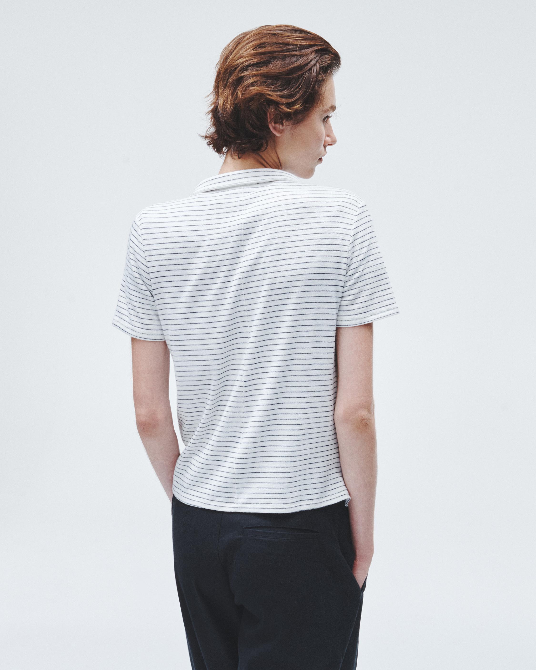 The Knit Striped Polo image number 4