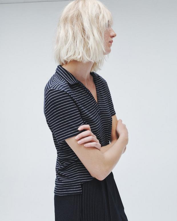The Knit Striped Polo image number 4