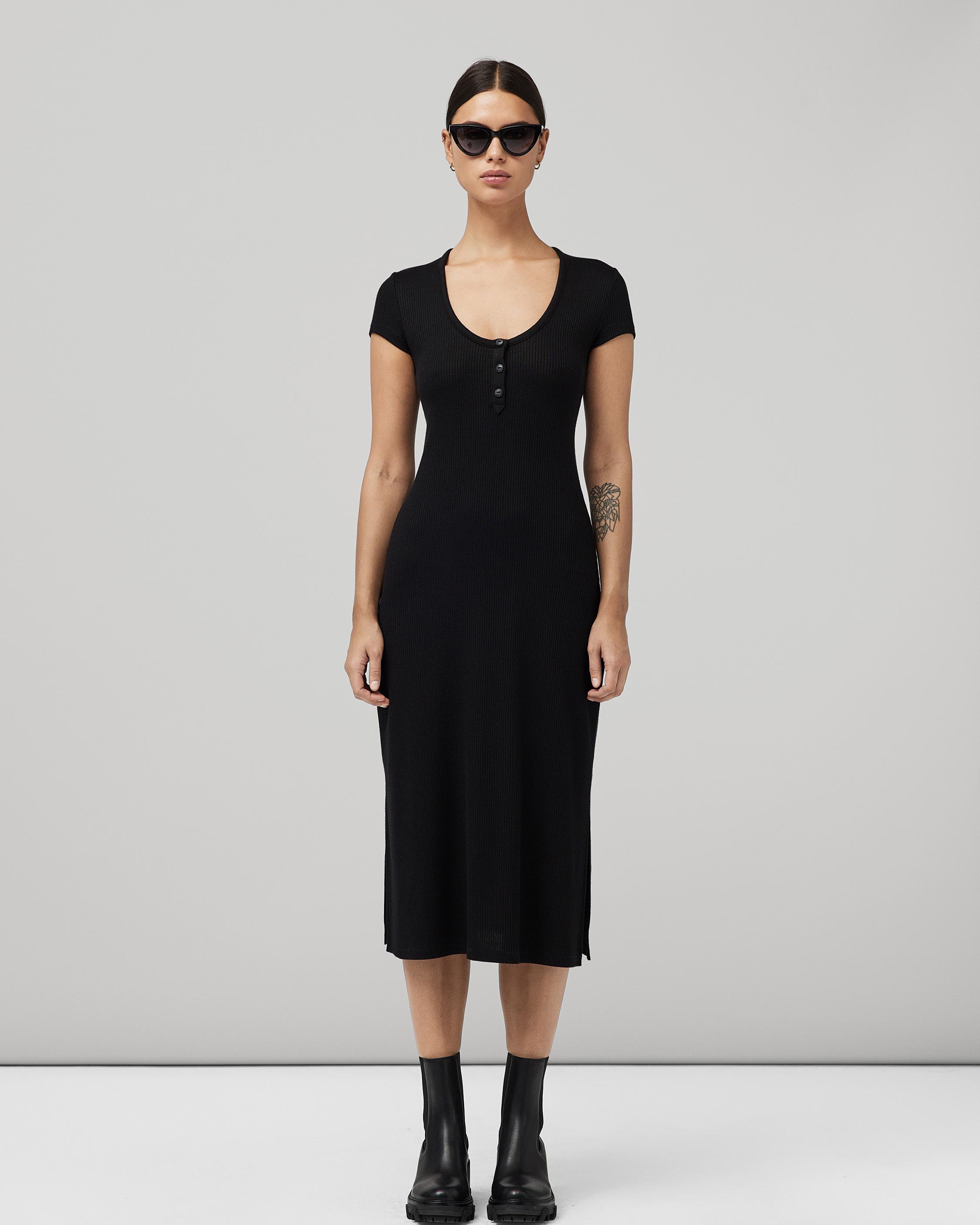 Luxe Knit Set (Bone): Midi Skirt