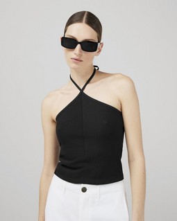 The Essential Rib Halter Top image number 7
