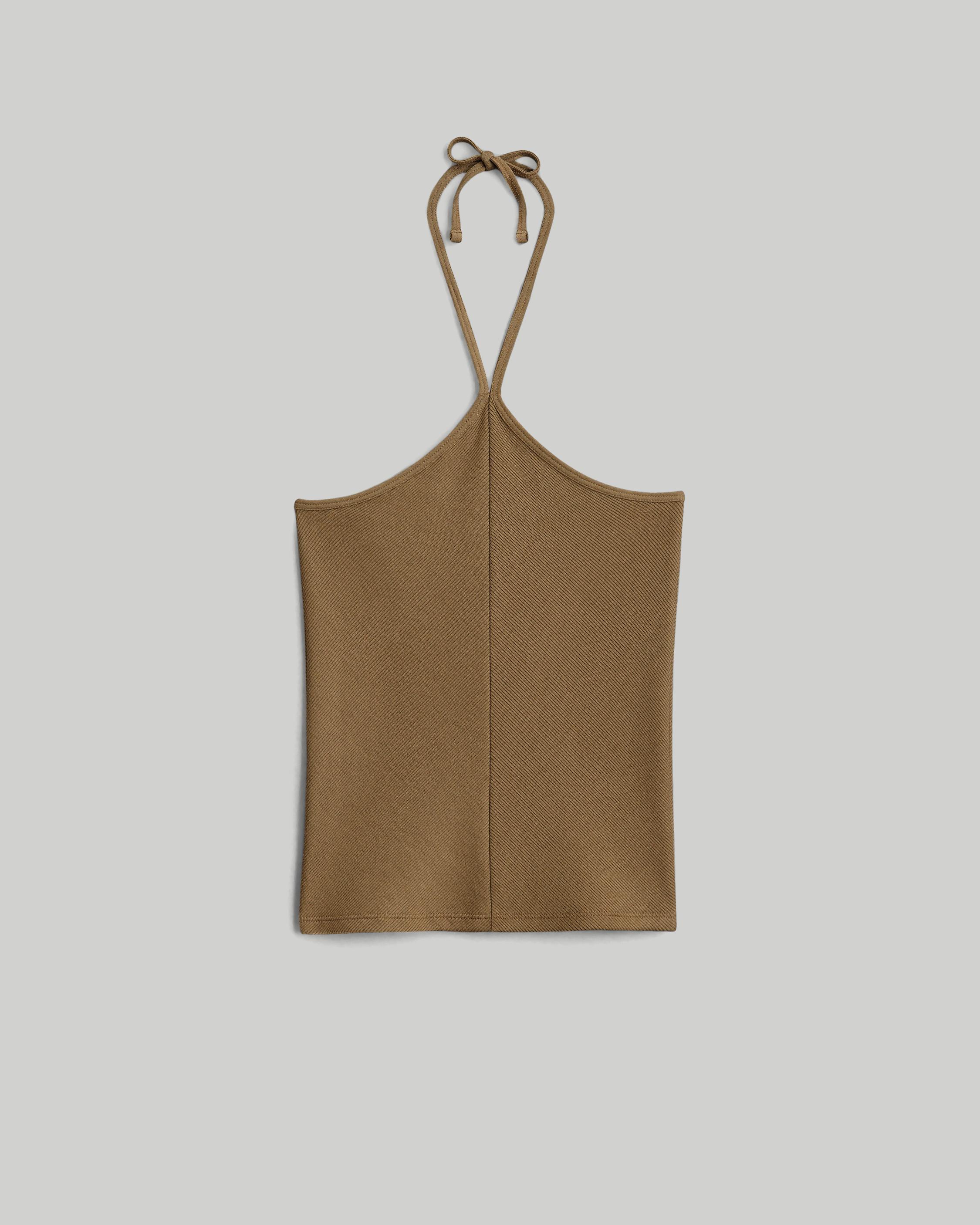 The Essential Rib Halter Top