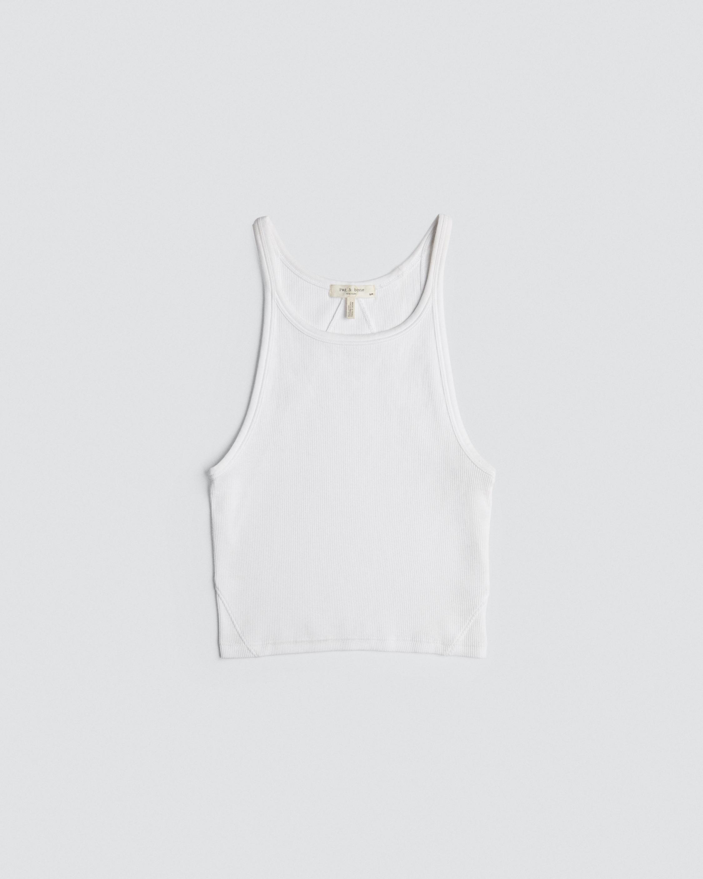 The Rib Tank  White – Cloth & Co.