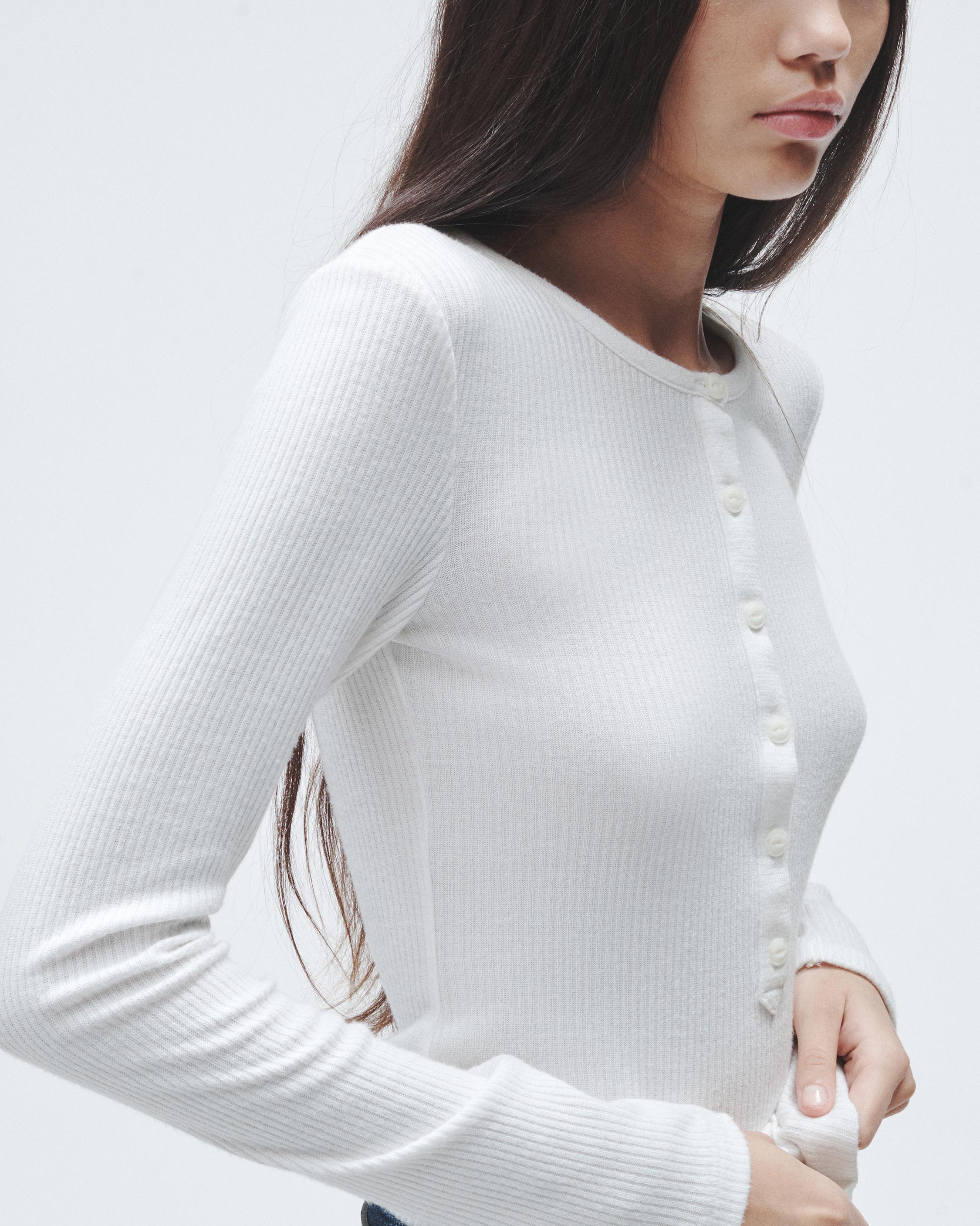 The Knit Rib Henley Tee image number 6