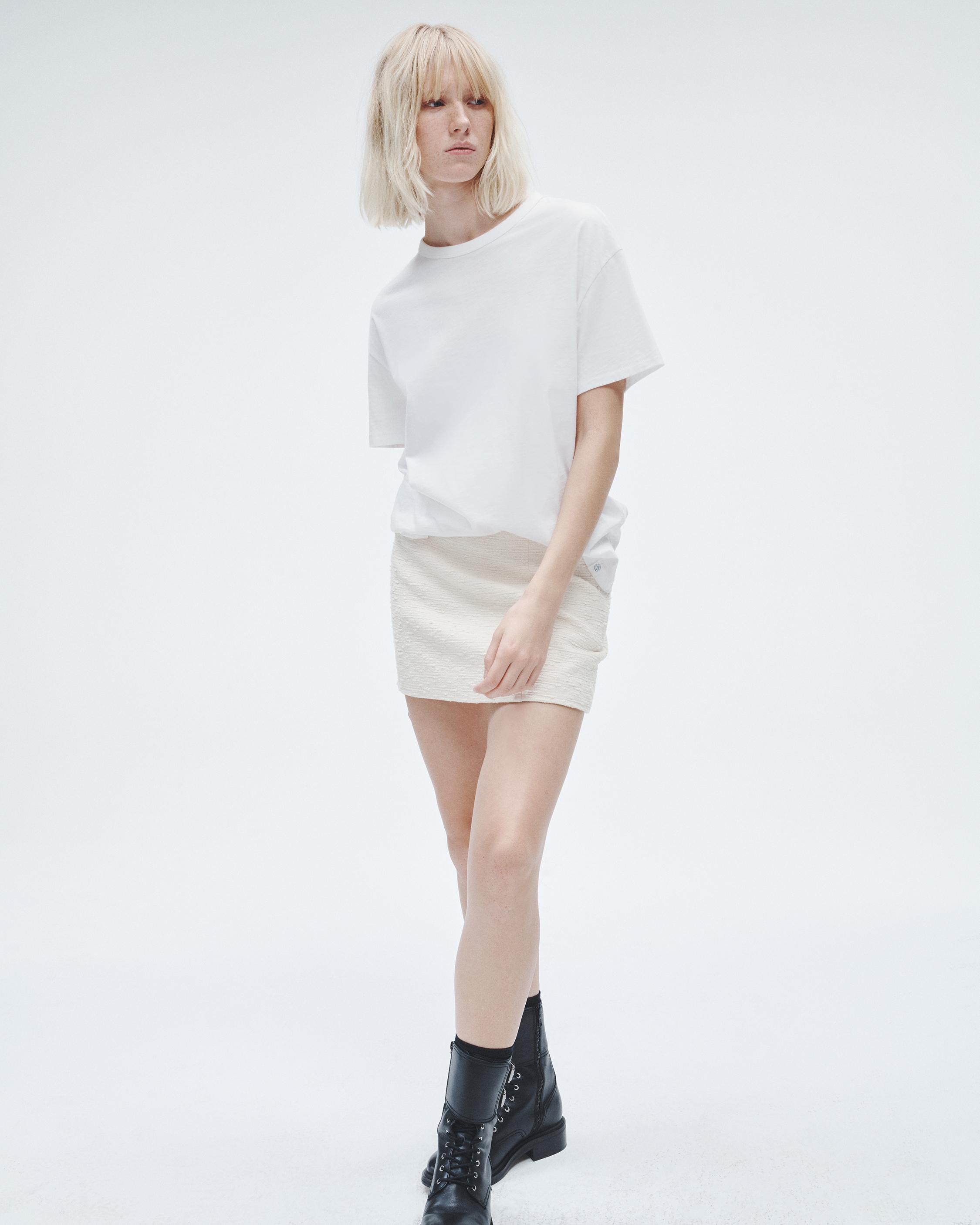 Mini Slub Boyfriend Tee - White | rag & bone