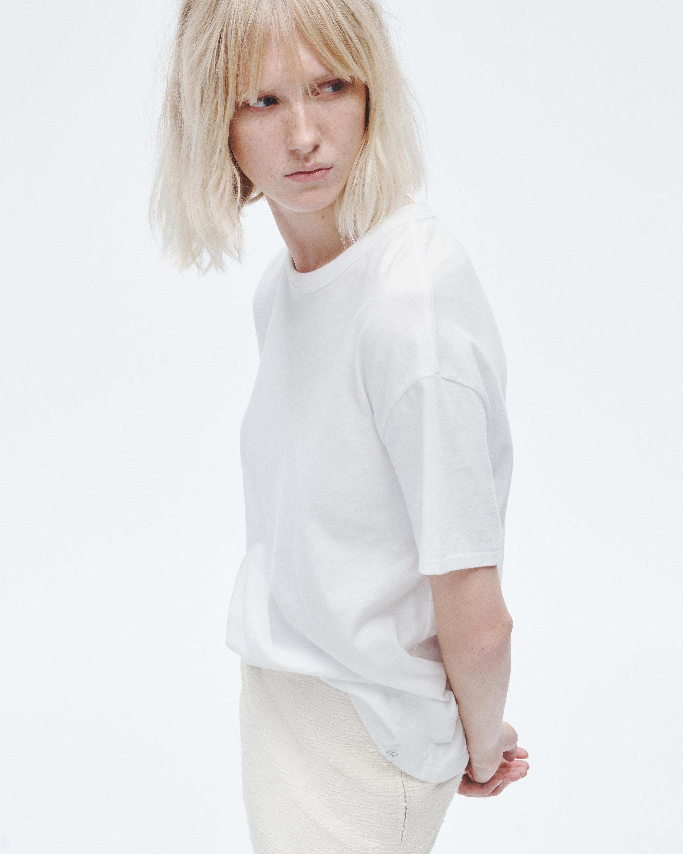 Mini Slub Boyfriend Tee - White | rag & bone