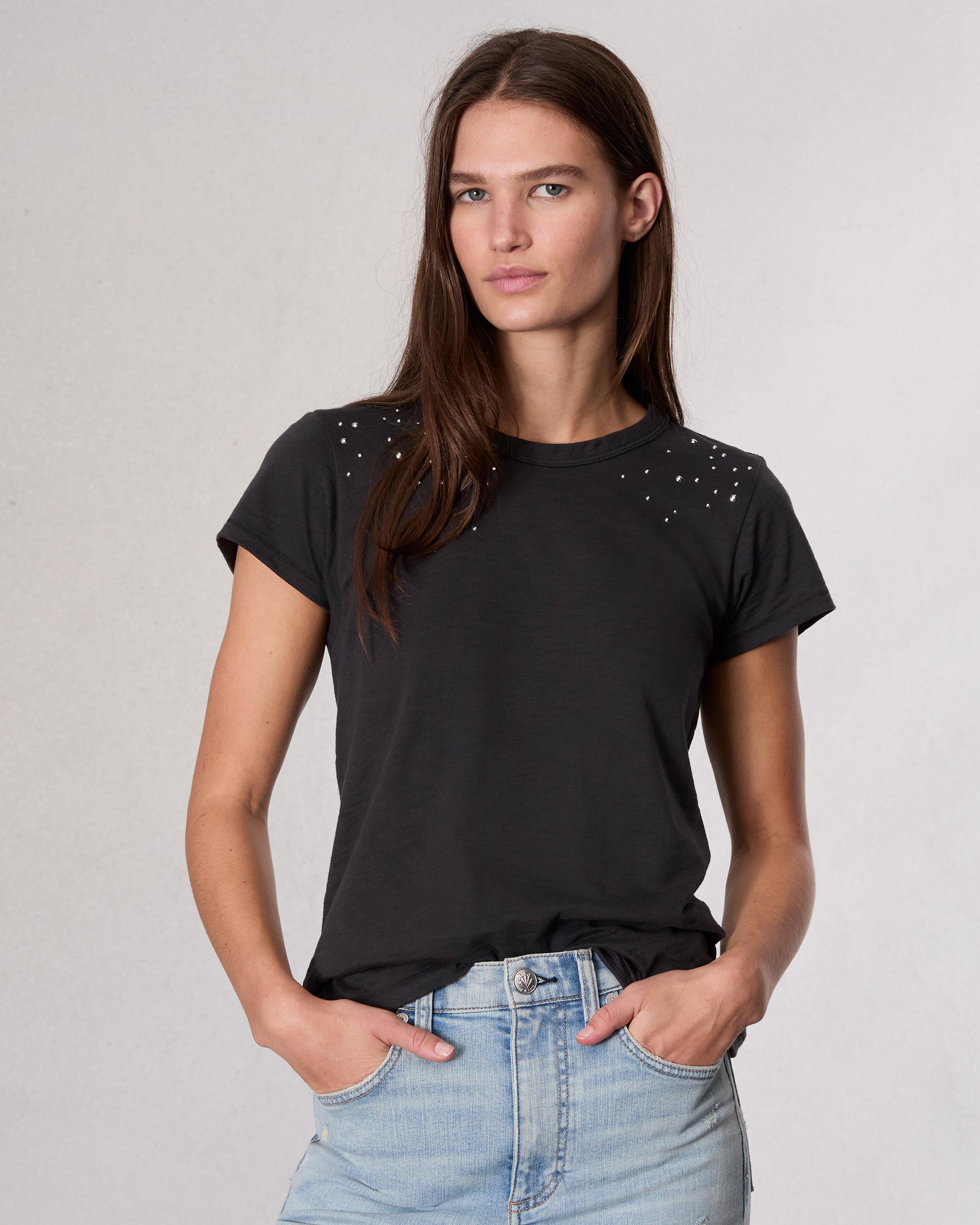 Studded Cotton T-Shirt image number 1