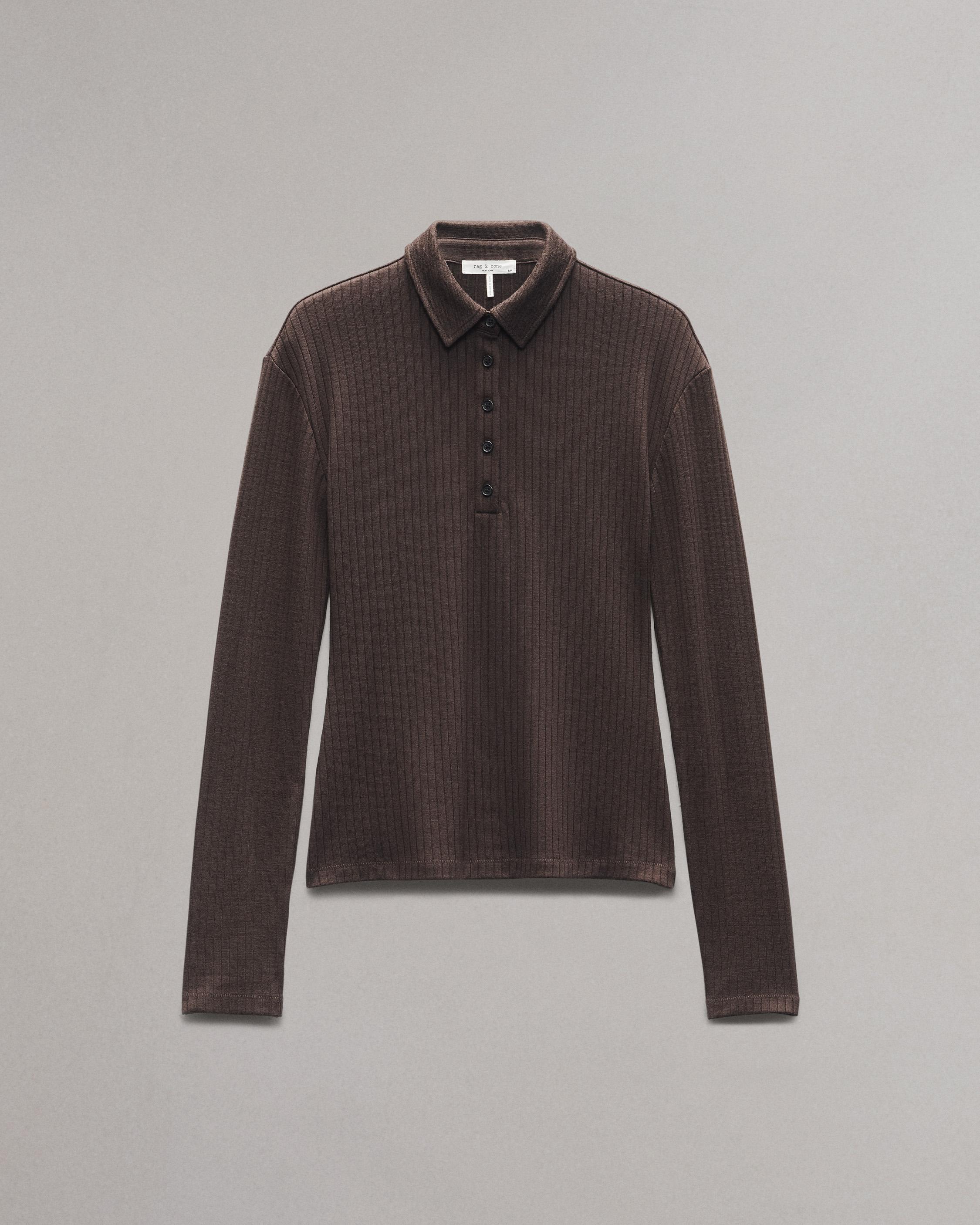 The Knit Rib Polo Shirt image number 2