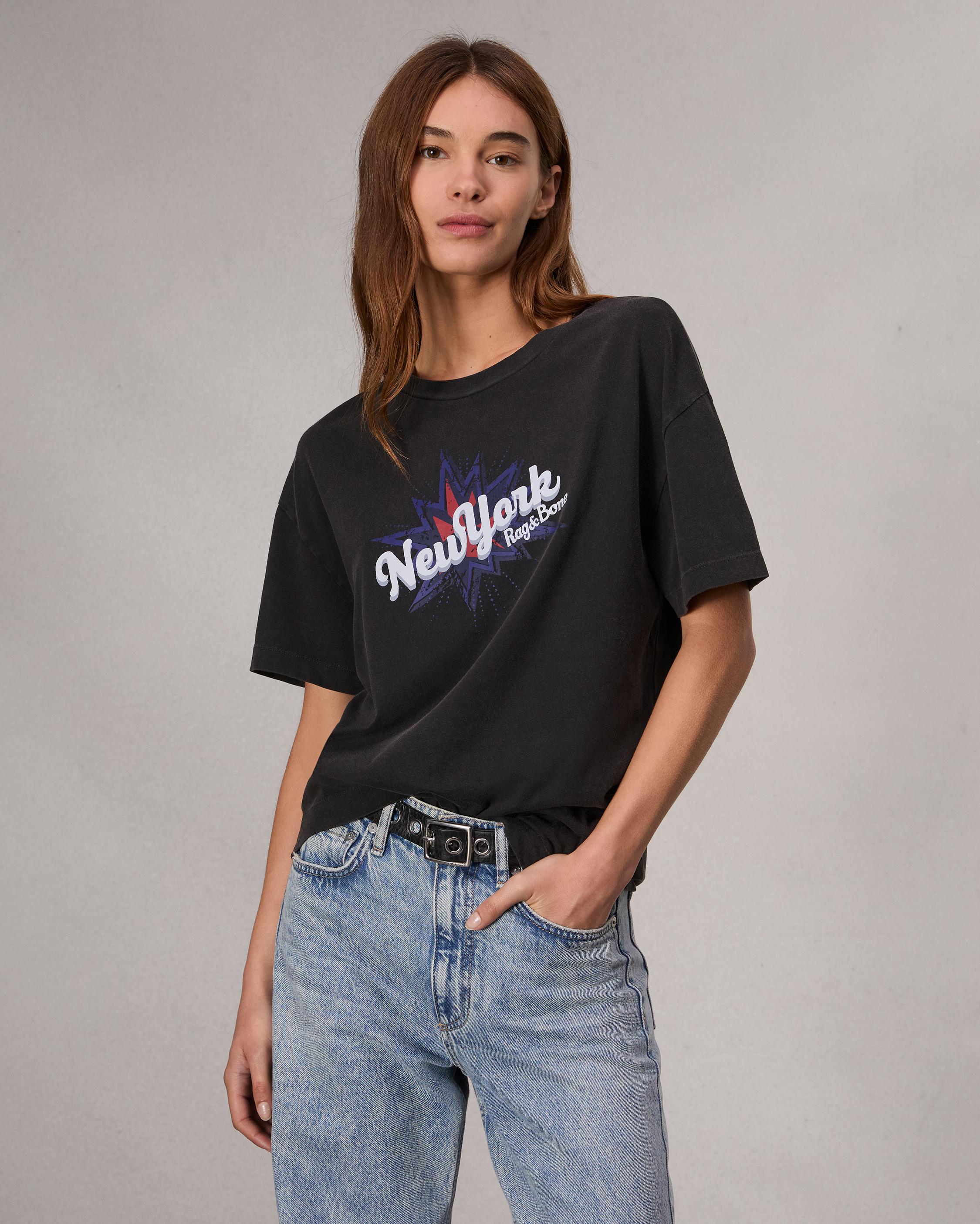 Rag & Bone ★ ニューヨーク リンガー Tシャツ New York Boyfriend T-Shirt | rag & bone