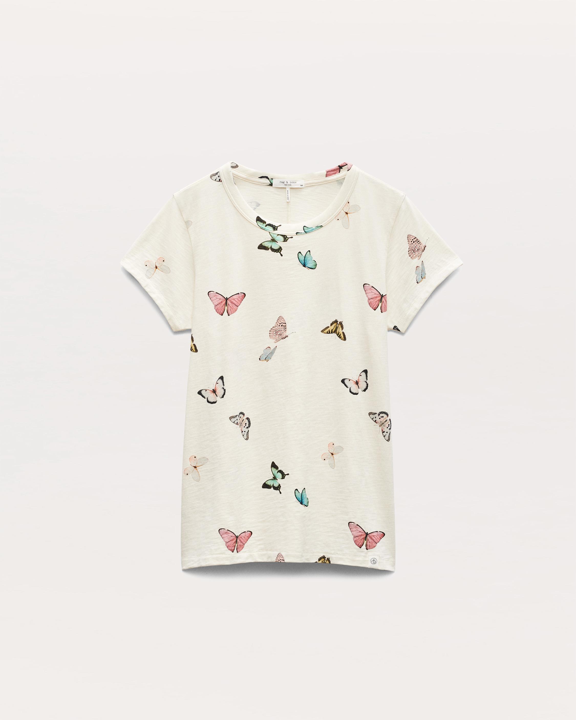 Butterfly Printed Cotton T-Shirt - image 2
