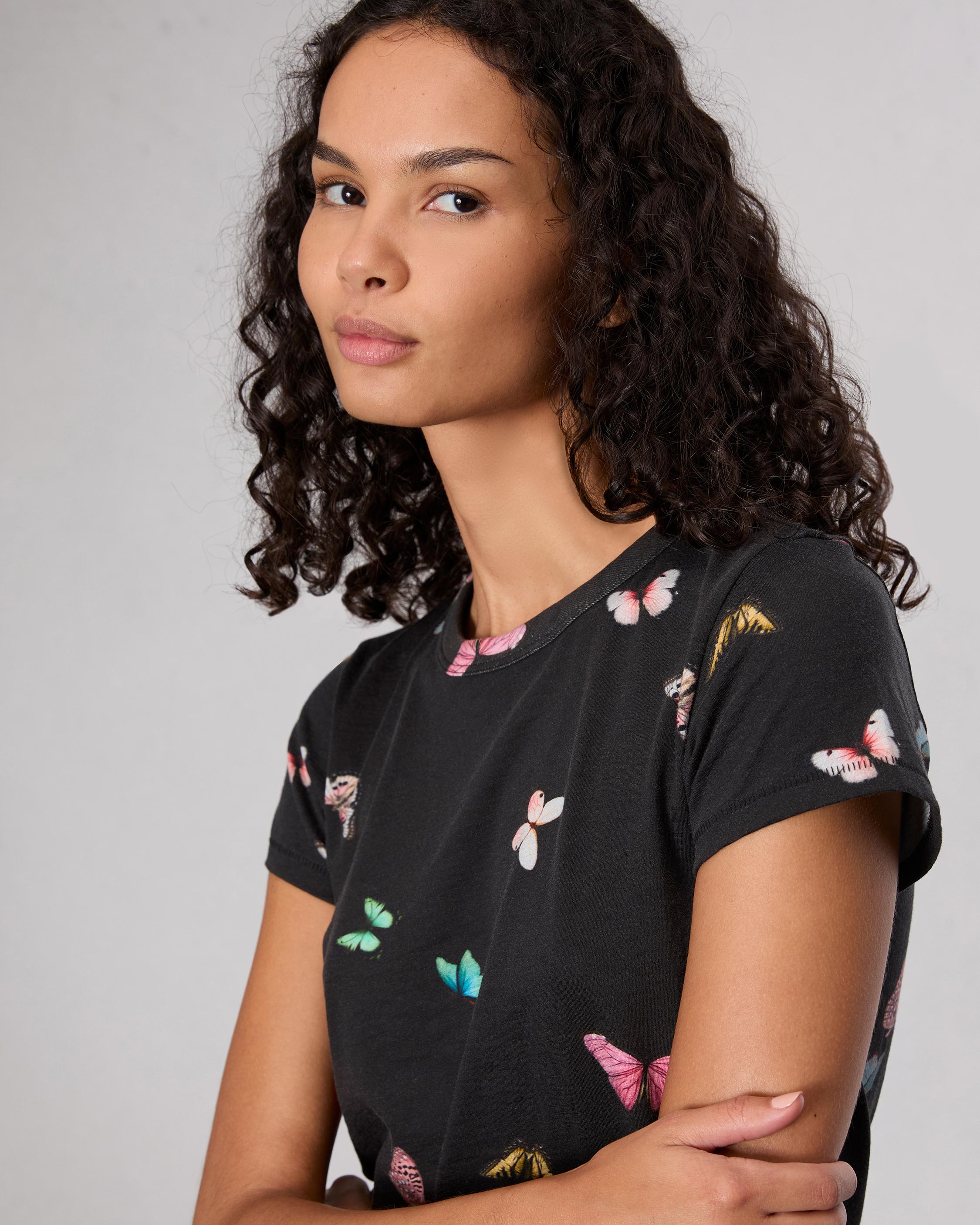 Butterfly Printed Tee image number 6