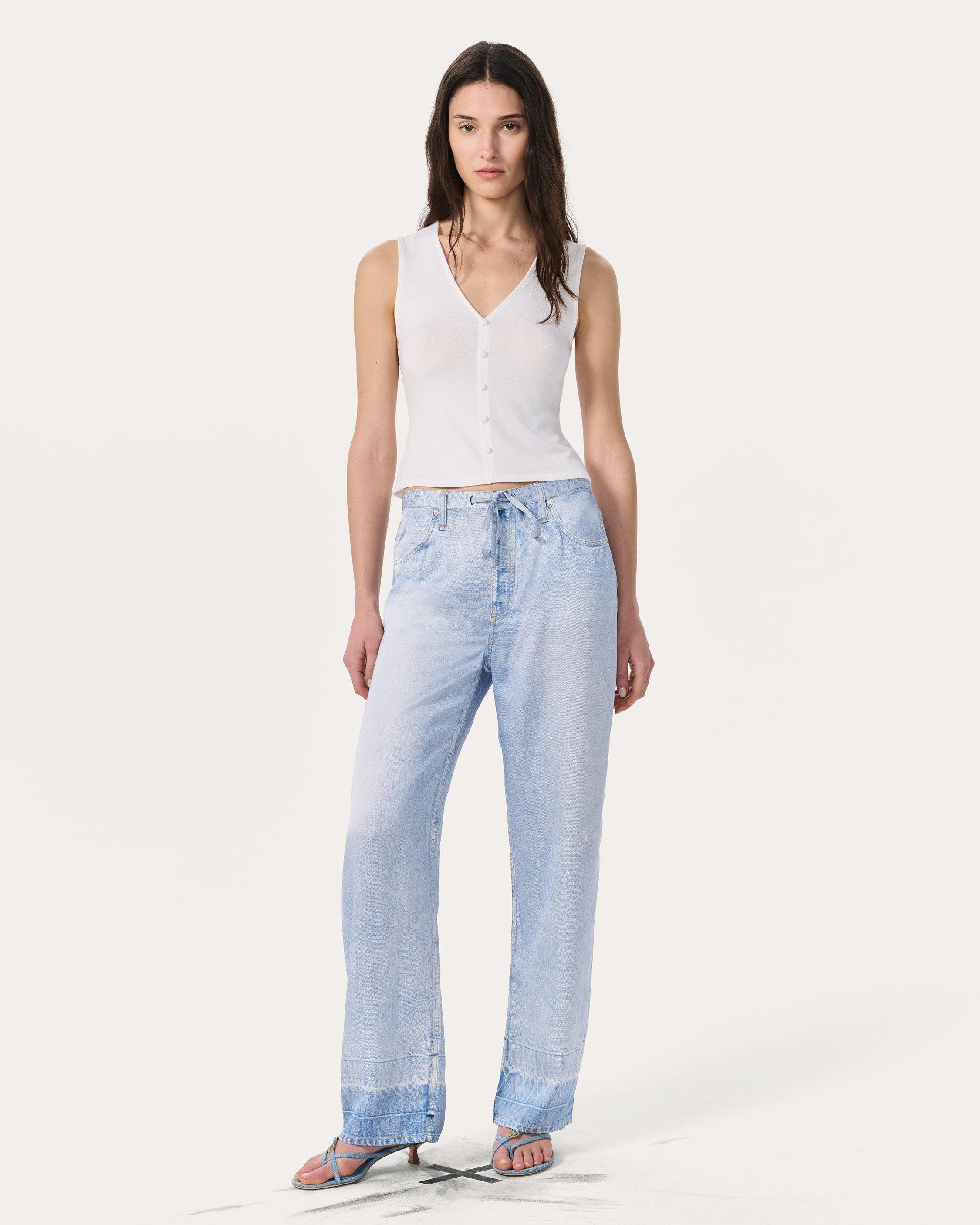 Knit Button Tank Top - image 3