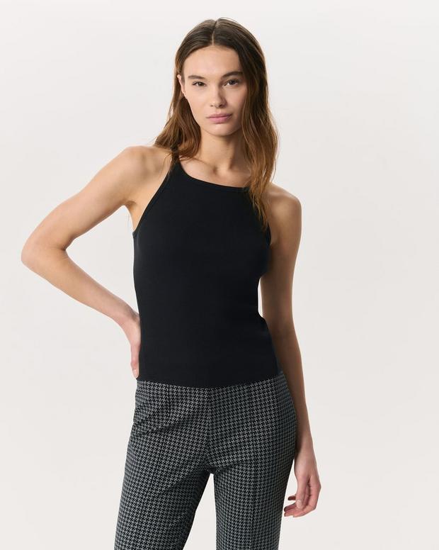 Essential Rib Tank in Black Essential Rib Tank in Black