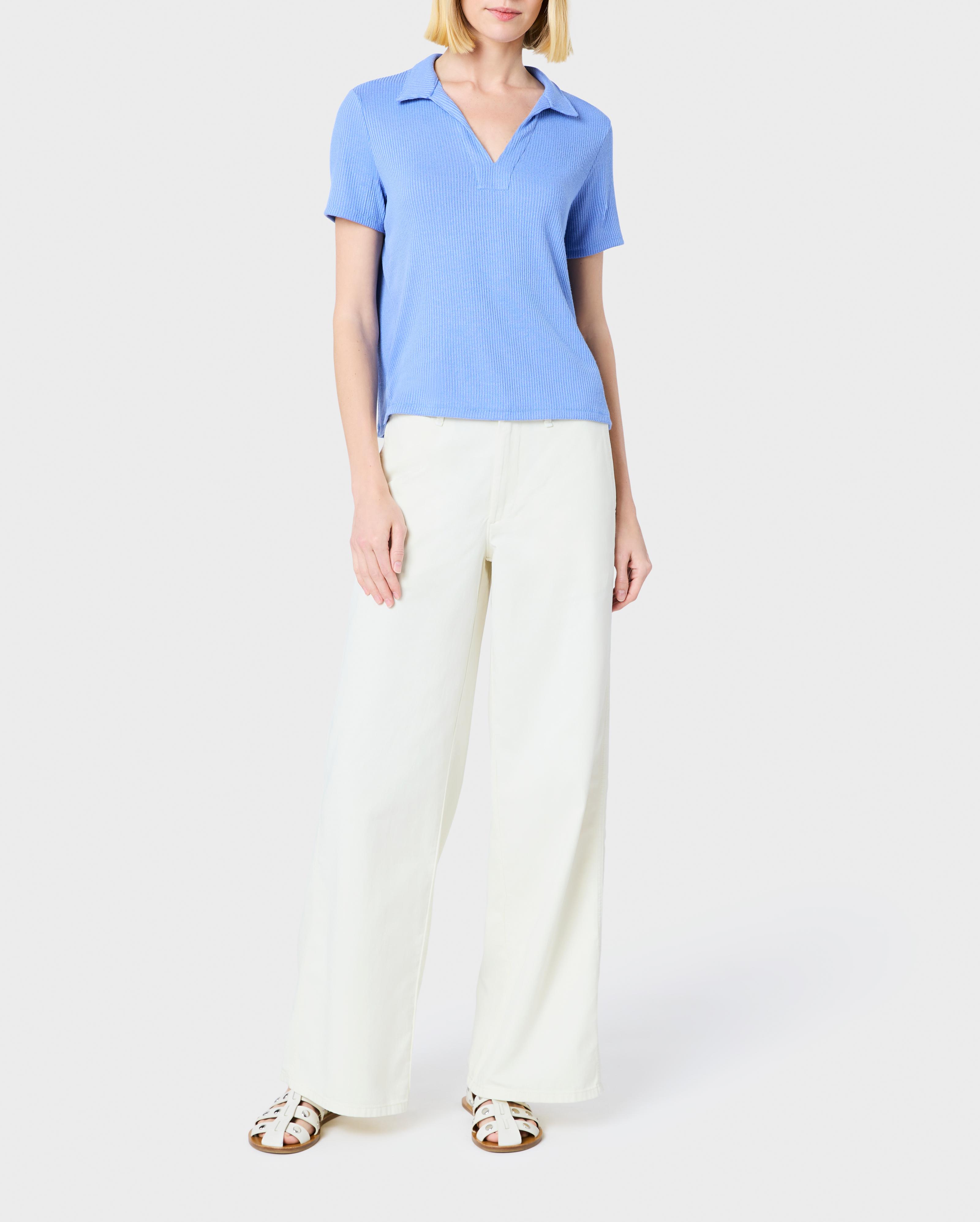The Knit Rib Short Sleeve Polo image number 1