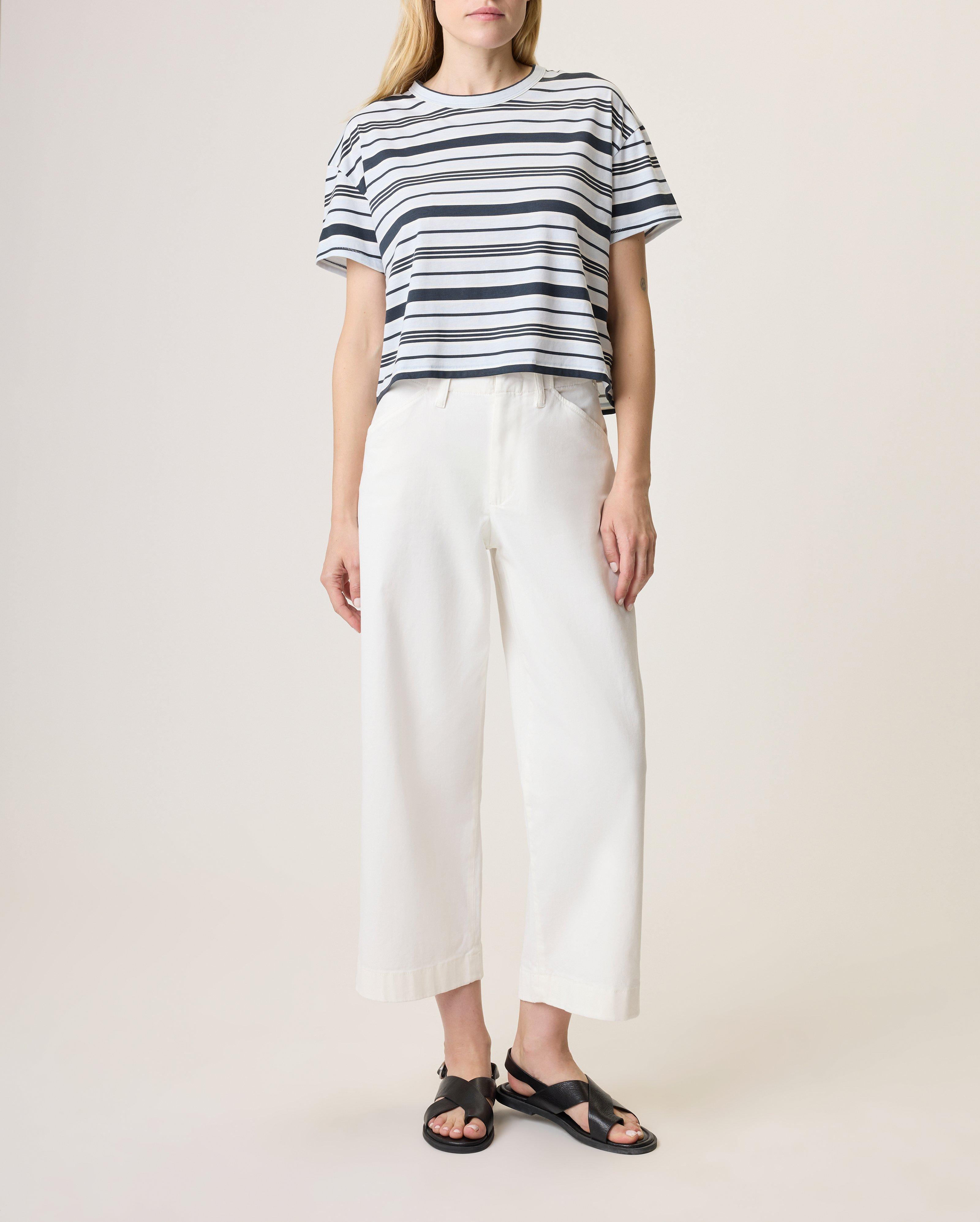 Mai Striped Boxy T-Shirt image number 1
